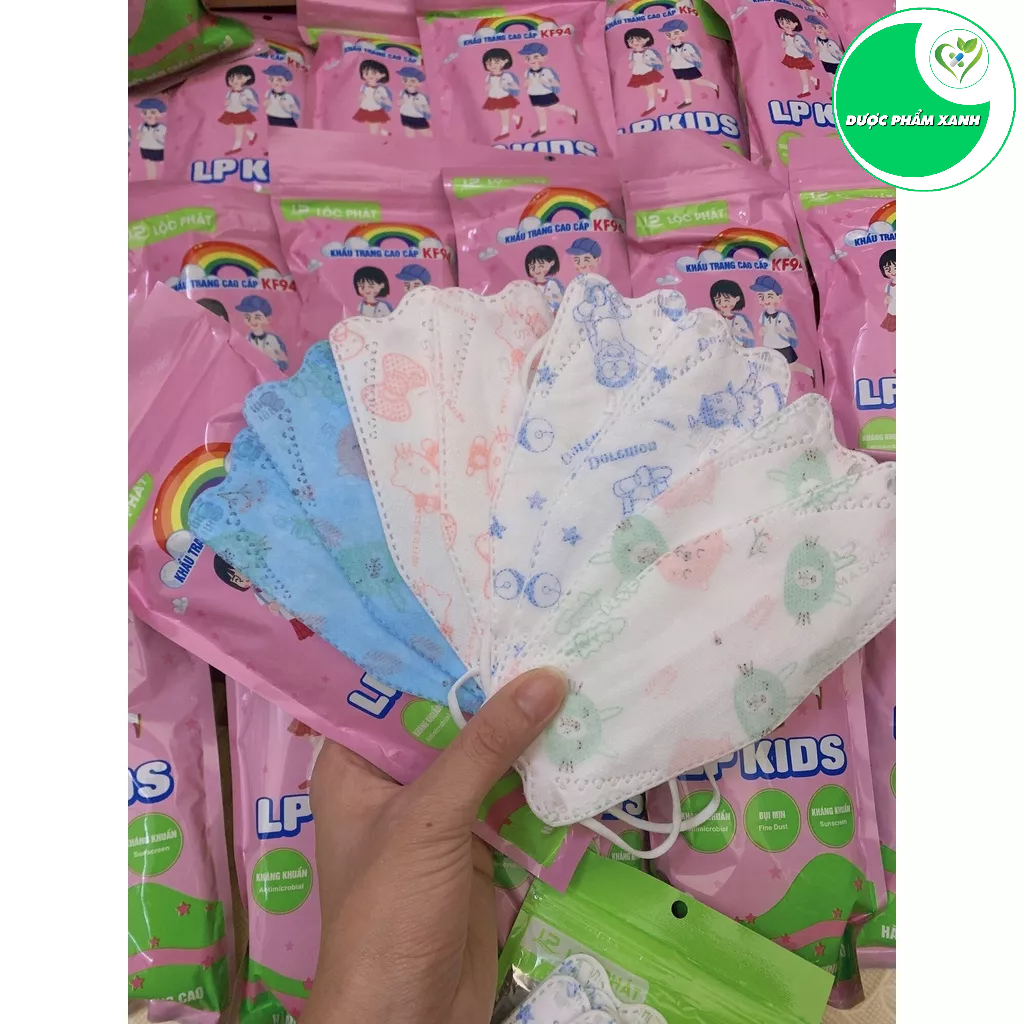 Khẩu Trang Trẻ Em KF94 Cao Cấp - Túi/10Cái - LP Kids