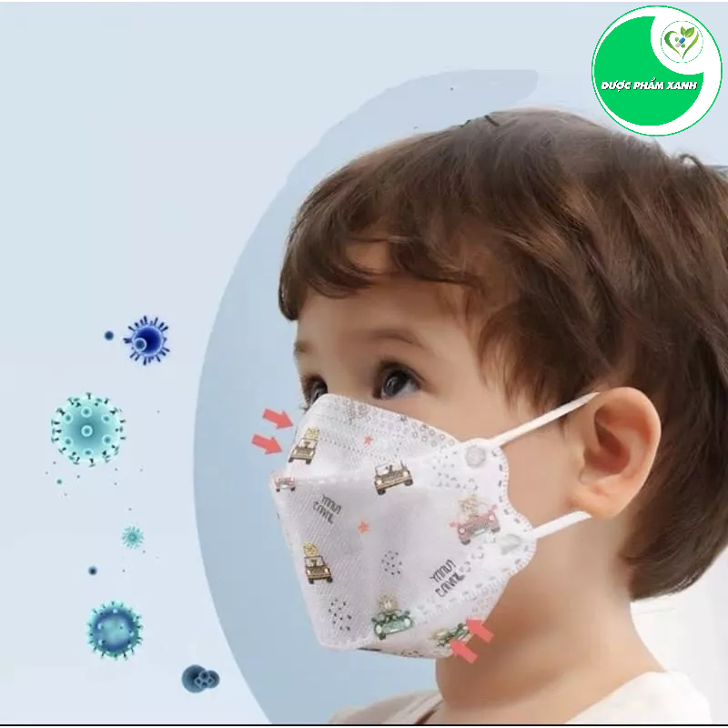 Khẩu Trang Trẻ Em KF94 Cao Cấp - Túi/10Cái - LP Kids