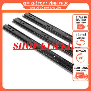 Ray trượt ngăn kéo, ray tủ 3 tầng đủ kích cỡ (1 đôi)  màu ngẫu nhiên