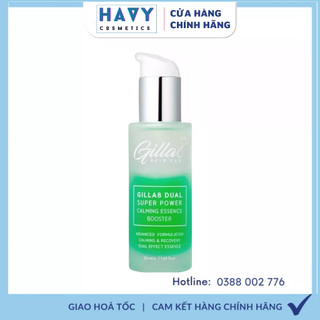 Tinh chất xanh Gilla8 Dual Super Power Calming Essence Booster (50ml)