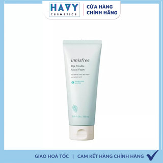 Sữa rửa mặt dành cho da mụn innisfree Bija Trouble Facial Foam 150ml