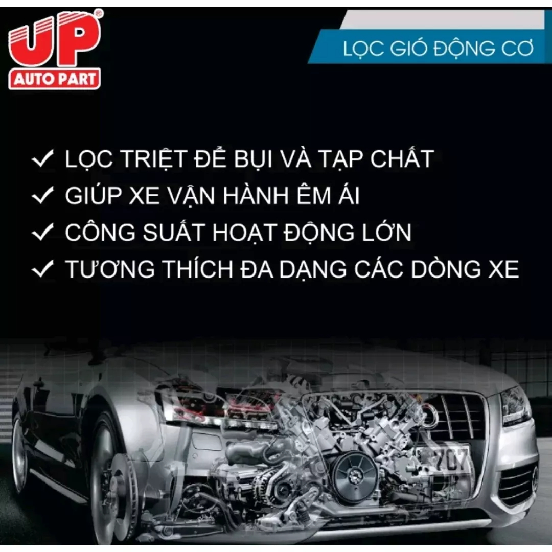Lọc gió Động cơ FORD ESCAPE 2.3L Gasoline 2004-2013 UP PARTS CHÍNH HÃNG