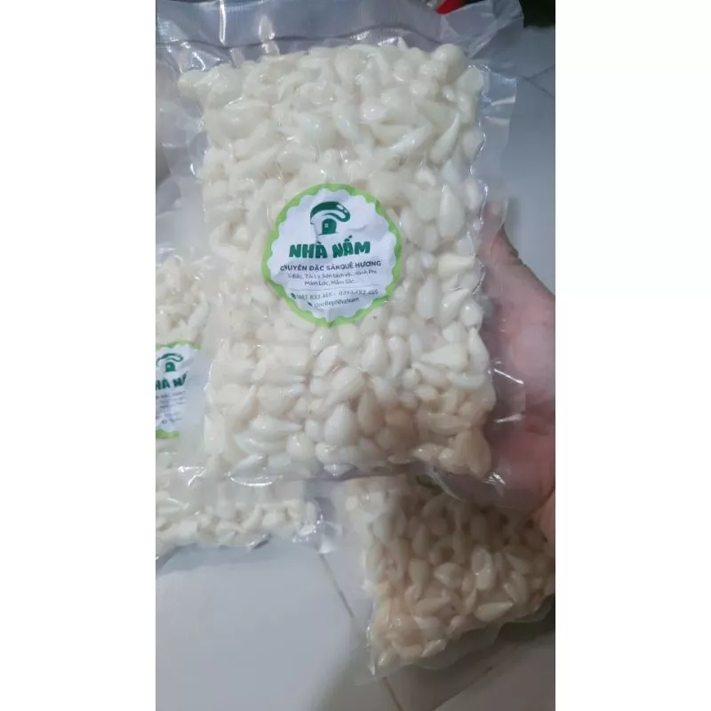 Tỏi Lý Sơn lột sẳn  - Hút chân không - Gói 500gr