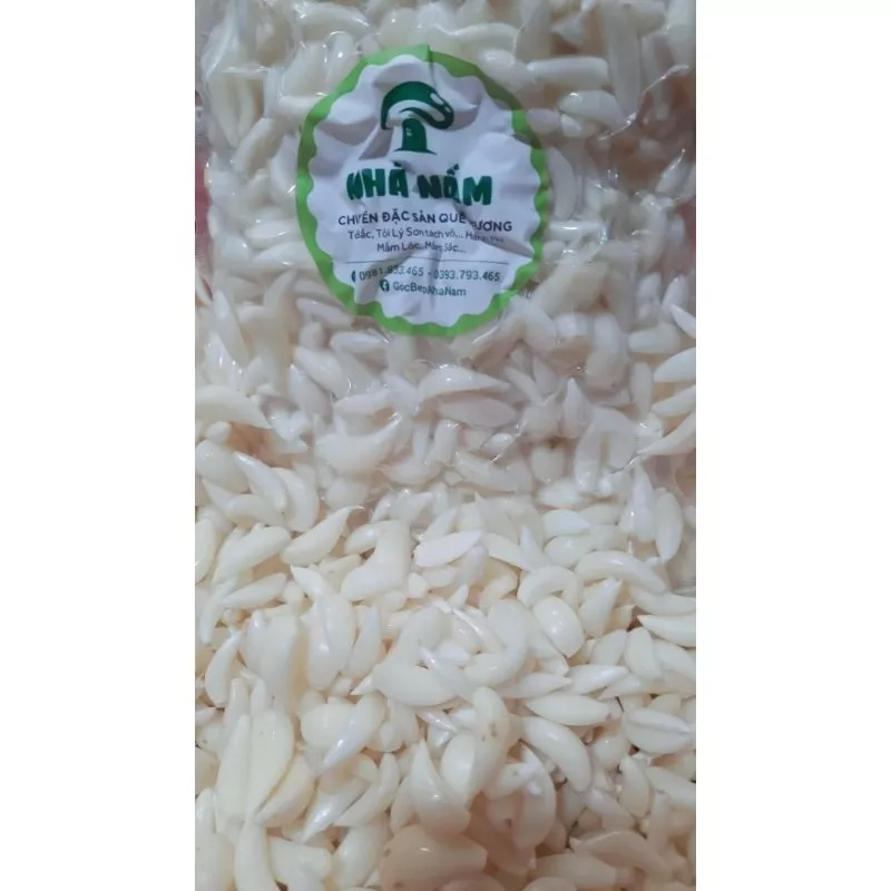Tỏi Lý Sơn lột sẳn  - Hút chân không - Gói 500gr