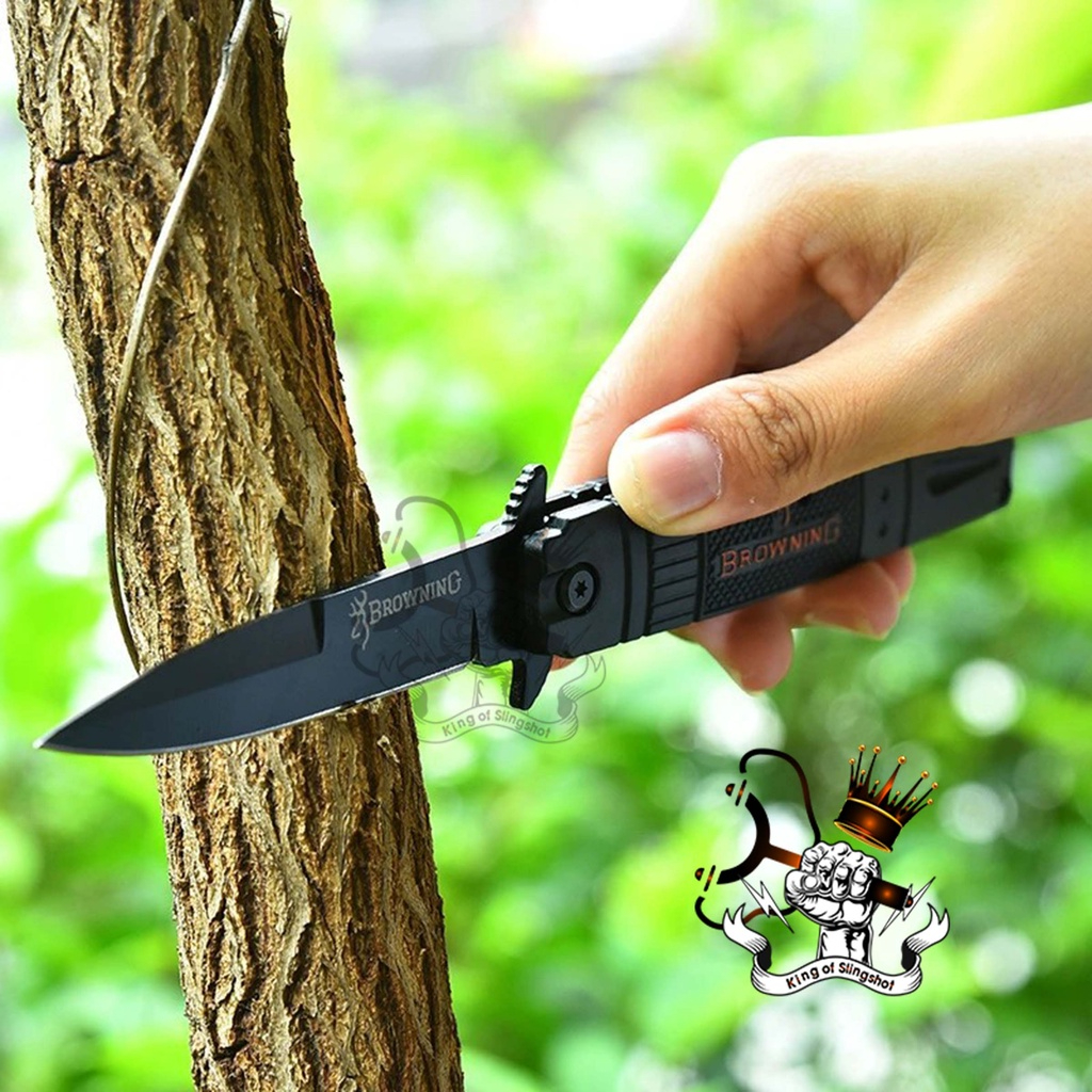 [DP5] Dao Gấp Browning Đen Cao Cấp Đa Chức Năng Siêu Tiện Dụng