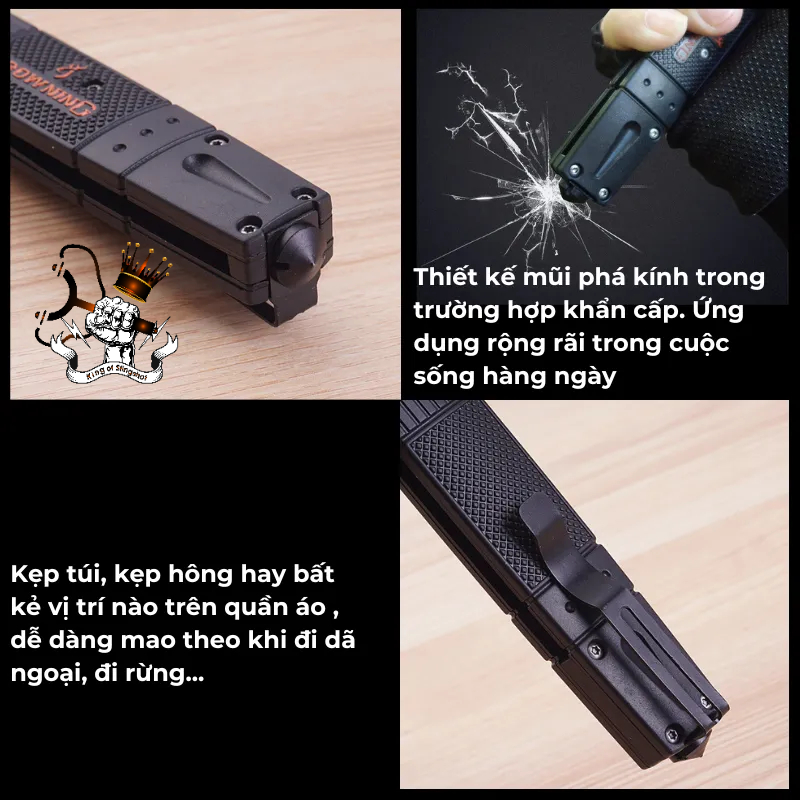 [DP5] Dao Gấp Browning Đen Cao Cấp Đa Chức Năng Siêu Tiện Dụng