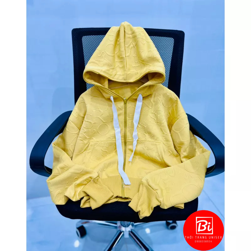 AK006_Áo Khoác Nữ Dáng Lửng Khoá Kéo Cao_Chất Nỉ Thun Cao Cấp Dập Vân Nổi Sang Trọng_Bo Tay Xỏ Ngón Chống Nắng Tiện Lợi