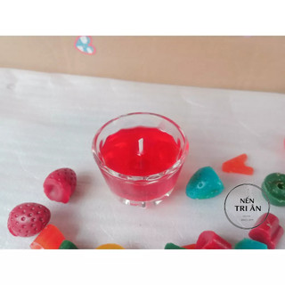 Ly thủy tinh múi - ly đựng nến