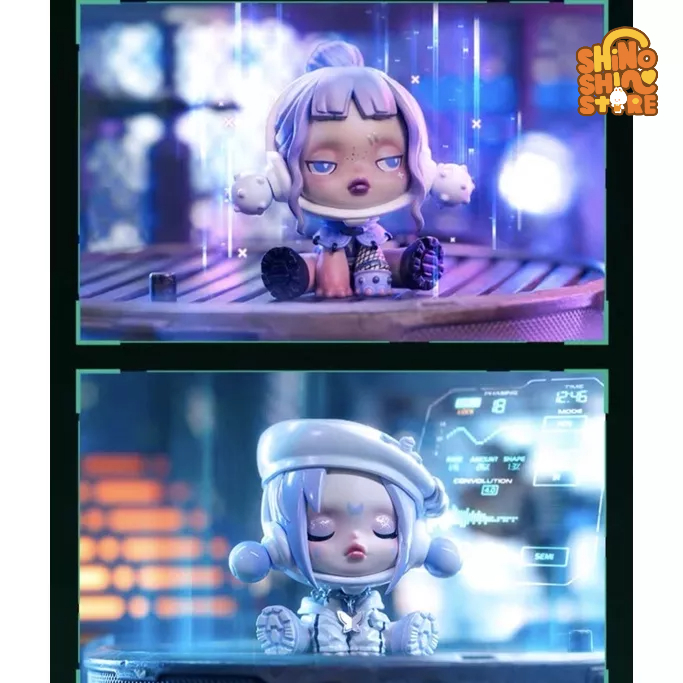 Mô hình giao ngẫu nhiên skull panda city of night blind box chính hãng pop mart