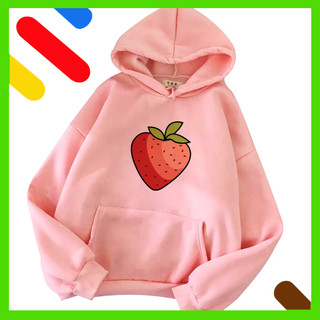 Áo Hoodie in hình trái Dâu DQ