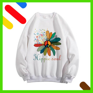 Áo Sweater UNISEX in hình hoa cúc - Lựa màu bạn thích