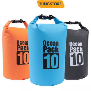 Túi Chống Nước 10L,Chống Nước 100%,Đựng Đồ Đi Biển,Dã Ngoại Chất Liệu Cao Cấp