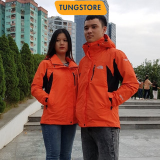 Áo Khoác Chống Nước,Chống Nắng,Chống Rét,Lạnh Cho Nam Màu Cam