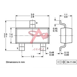 Linh Kiện 2SC1815 SMD (NPN) (HF)