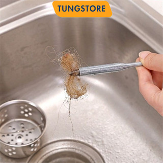 Cây Gắp Rác Thông Cống Siêu Tiện Lợi, Que Móc Rác Thần Thánh Thông Tắc Bồn Cầu