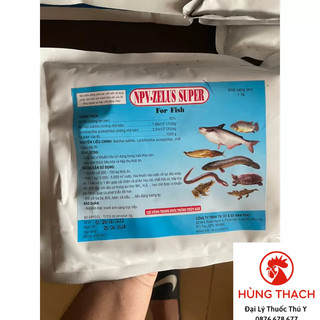 Men vi sinh xử lý đáy ao hồ 1kg làm sạch ao hồ nuôi định kỳ, sau các vụ nuôi npv - zelus super