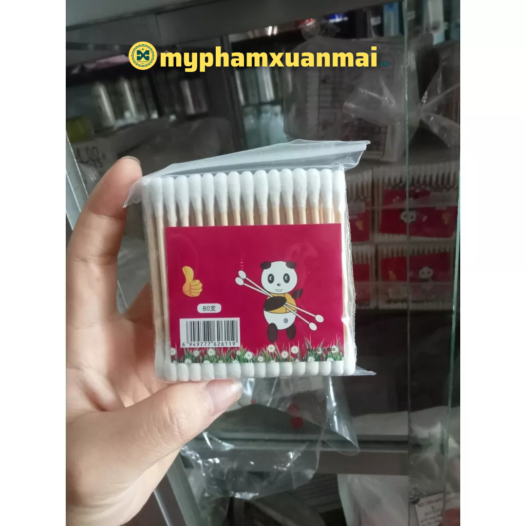 01 Túi Bông tăm hàng cao cấp cotton tự nhiên