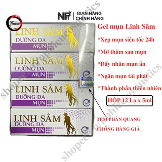 12 lọ Gel mụn siêu tốc Linh Sâm