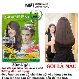 Dầu gội là nâu đen Super Nova Thái Lan