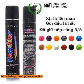 Keo xịt tóc màu tạo kiểu 100ml