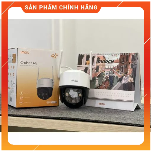 Camera 4G IMOU Cruiser 4G IPC-S21FTP 2MP ngoài trời - Quay 360 - Full màu ban đêm - Đàm thoại 2 chiều - Chính hãng