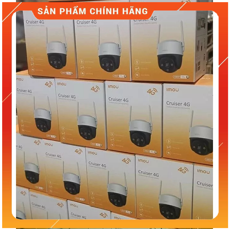 Camera 4G IMOU Cruiser 4G IPC-S21FTP 2MP ngoài trời - Quay 360 - Full màu ban đêm - Đàm thoại 2 chiều - Chính hãng