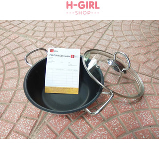 Nồi chống dính FIVESTAR Standard inox 430 nắp kính ( 18cm / 20cm / 22cm ) , 3 đáy dùng được bếp từ , hồng ngoại , gas