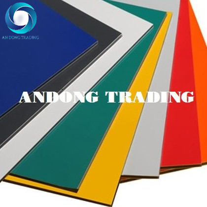 HỎA TỐC- Tấm alu nhôm nhựa màu Vàng tươi, Xanh dương, Màu cà phê, Bạc hà,...