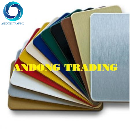 HỎA TỐC- Tấm alu nhôm nhựa màu Vàng tươi, Xanh dương, Màu cà phê, Bạc hà,...