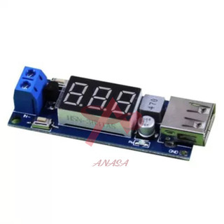 Mạch hạ áp Buck  hạ áp 4.55-15V Xuống 5V 2A Cổng USB Sạc Điện Thoại