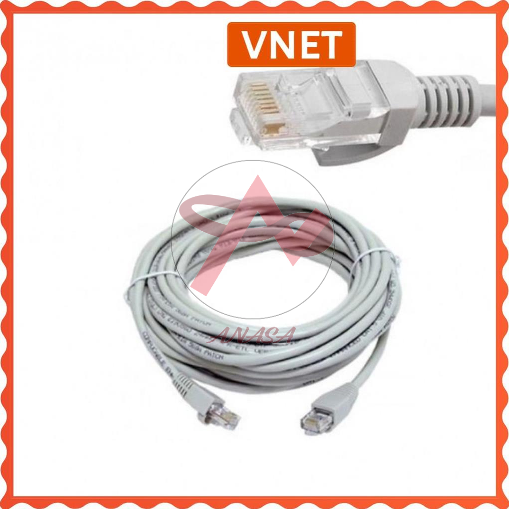 Dây mạng bấm sẵn 2 đầu 10M- 15M- 20M- 25M- 30M Cao Cấp Nhiều Màu - SPANA