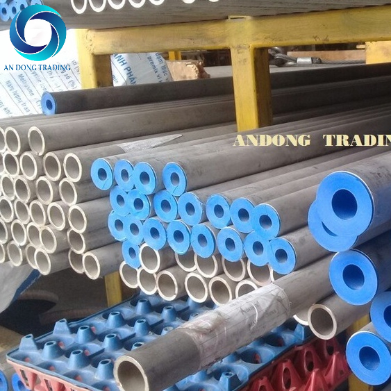 Ống inox đúc fi 42.2 dày 8li, lỗ 26.2,  Hàng 304, loại 1