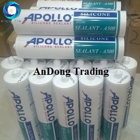 HỎA TÓC - Keo Silicone Apollo A500 màu trong, màu trắng
