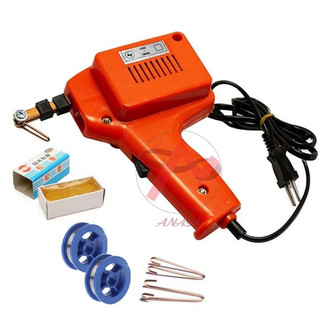 Combo mỏ hàn xung + 2 cuộn thiếc nhỏ + 1 nhựa thông + tặng kèm 2 đầu hàn thay thế