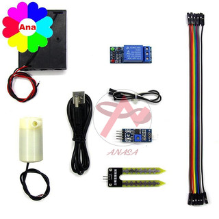 Bộ Combo Chế Hệ Thống Tưới Cây Tự Động Sử Dụng Cảm Biến Độ Ẩm