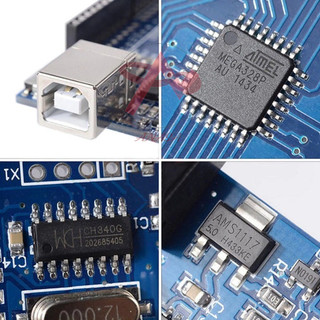 Module arduino UNO R3 chip dán CH340 (board phát triển dùng cho học code)