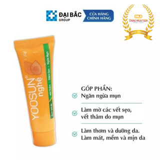 Kem Nghệ Yoosun - Ngừa Mụn, Ngừa Sẹo Từ Tinh Chất Nghệ, Có Thêm Vaseline Dưỡng Da, Làm Mềm Mịn Da
