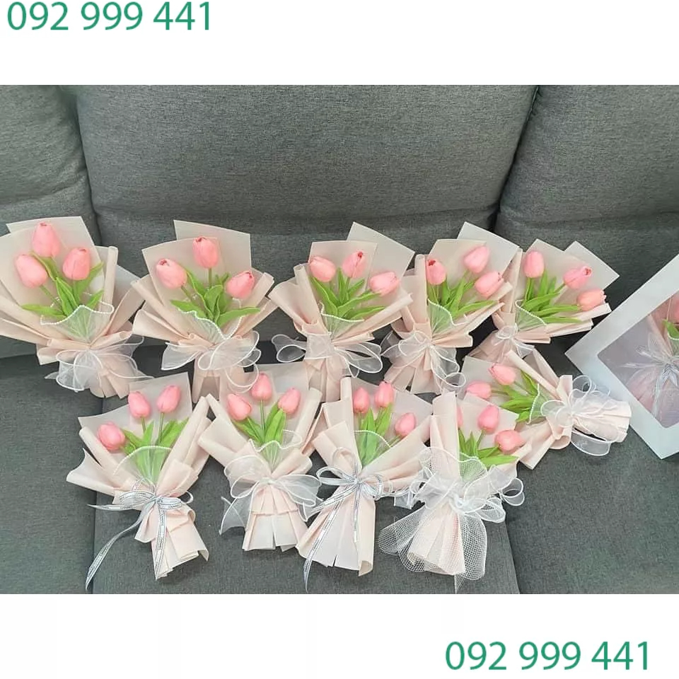 Hoa Giả - Hoa Tuylip Cao cấp Decor, Trang Trí Giá Rẻ
