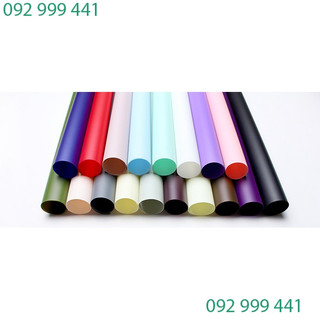 Giấy gói hoa bóng mờ trơn 1 màu 20 tờ