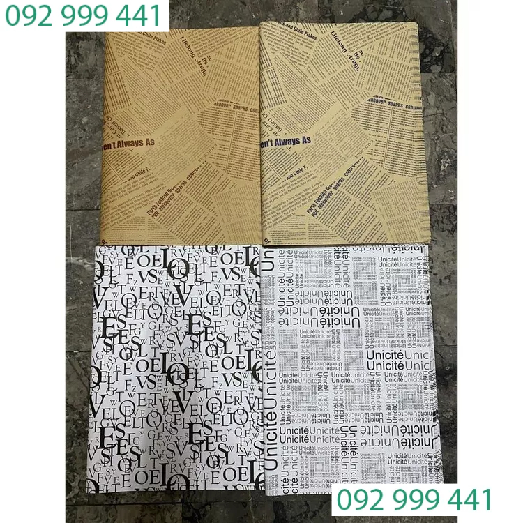 10 tờ Giấy Báo Gói Hoa, Giấy kraft Bọc Quà