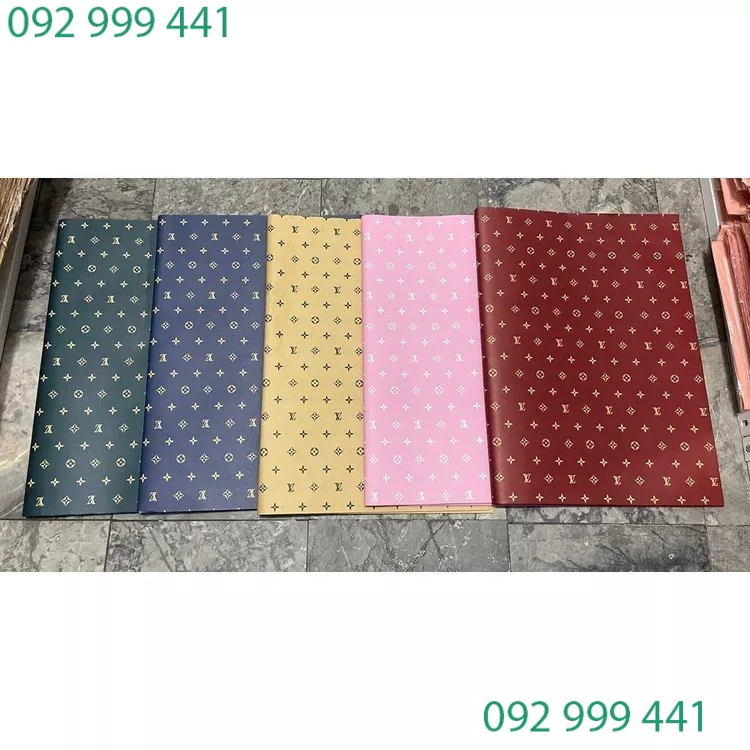 Giấy Báo Gói Hoa LV Phong Cách Sang Trọng