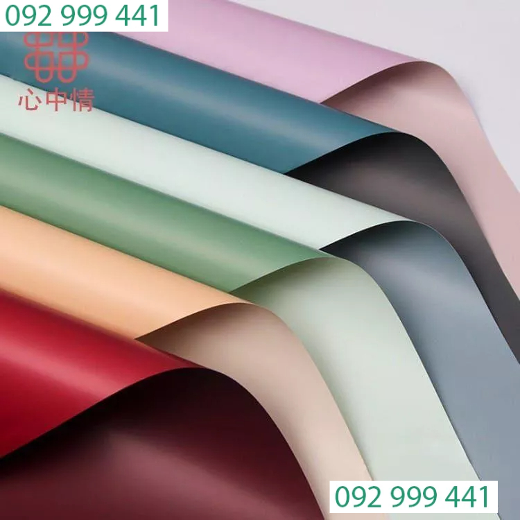 1 xấp Giấy gói hoa tươi hai mặt trơn