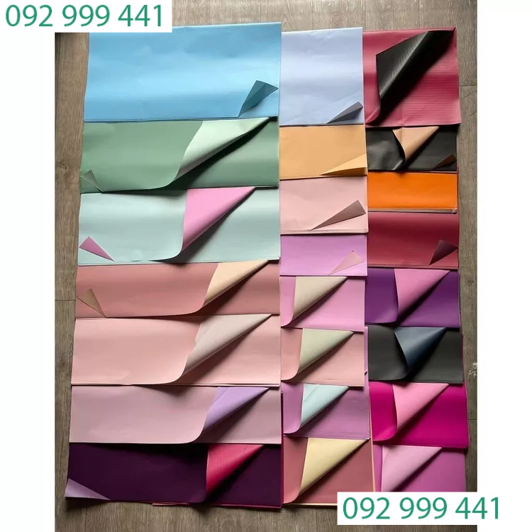 1 xấp Giấy gói hoa tươi hai mặt trơn