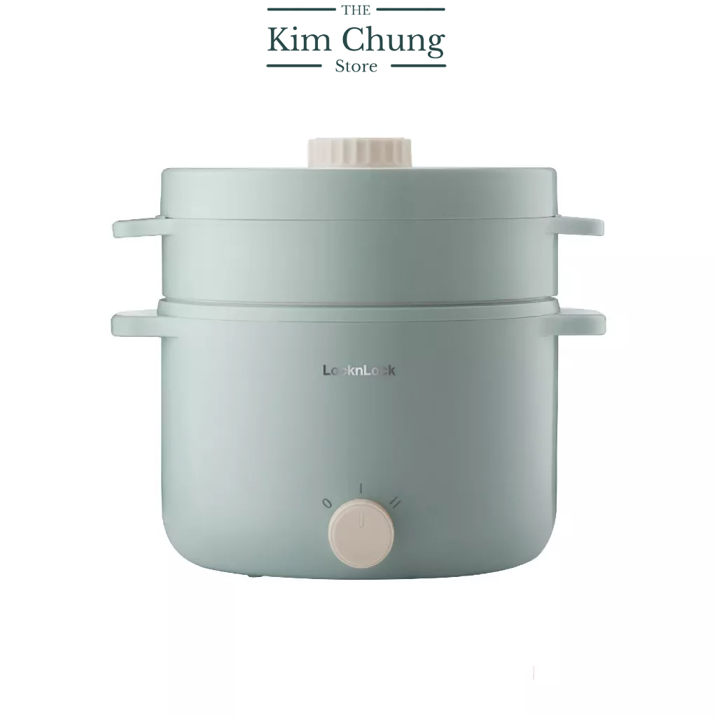 Nồi điện đa năng Locknlock EJP156MIT 2L - Màu Mint  - Hàng chính hãng