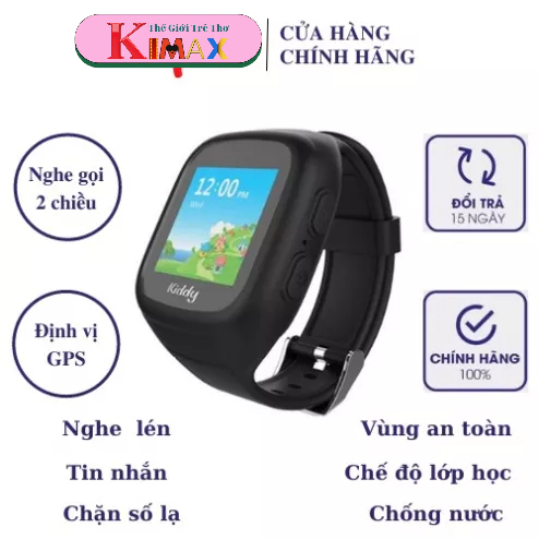 Đồng hồ định vị trẻ em Kiddy2 Touch Cao cấp - Chính hãng Viettel - Màn hình cảm ứng - Nghe gọi, Định vị