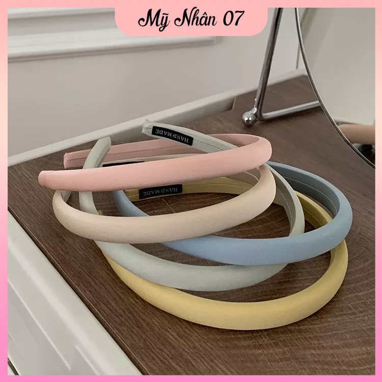 Băng đô cài tóc bản nhỏ 2cm mẫu mới hot trend, bờm tóc nữ loại 1 phong cách Hàn Quốc - Mỹ Nhân 07