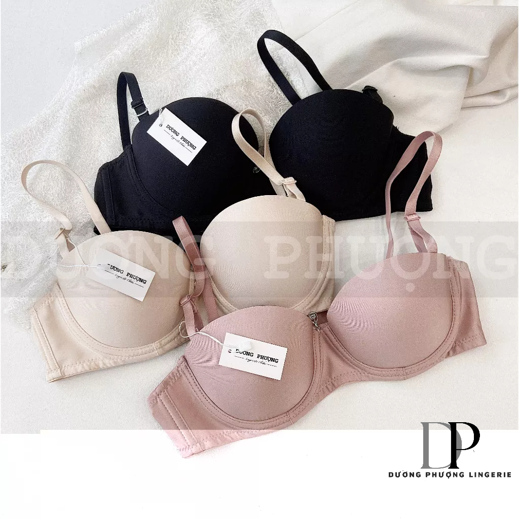 Áo ngực nữ cúp ngang nâng vừa, áo lót nữ có gọng bảng màu pastel - AL055