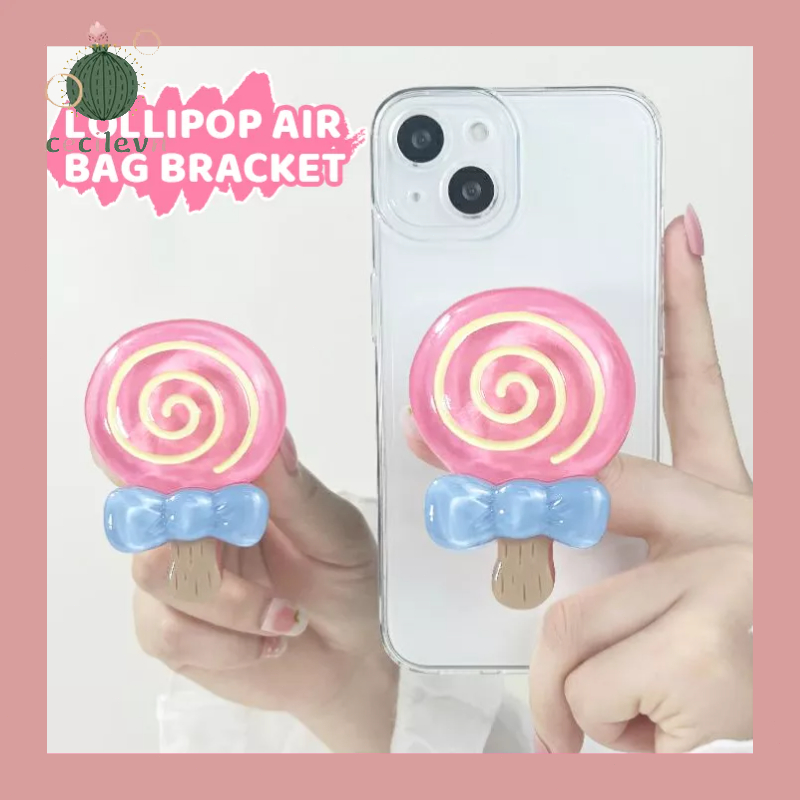 Giá Đỡ Điện Thoại Hình Kẹo Mút Nhiều Màu Phong Cách Hàn Quốc-CE