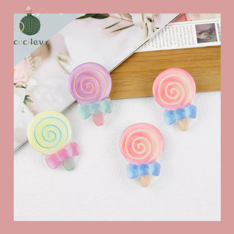 Giá Đỡ Điện Thoại Hình Kẹo Mút Nhiều Màu Phong Cách Hàn Quốc-CE