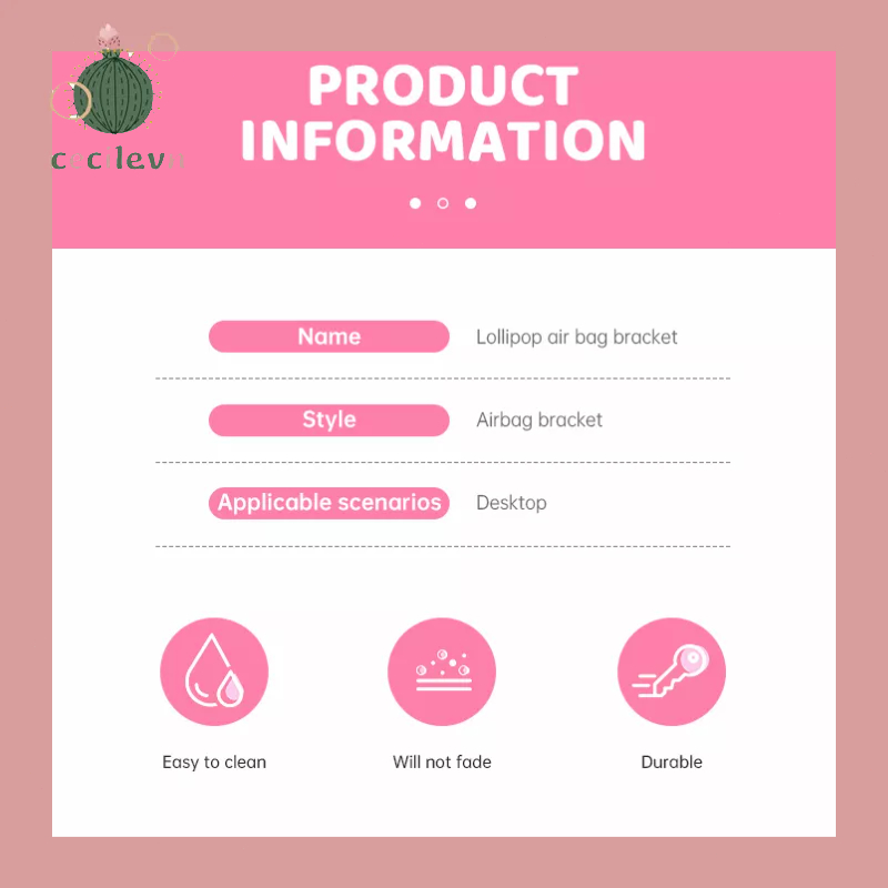 Giá Đỡ Điện Thoại Hình Kẹo Mút Nhiều Màu Phong Cách Hàn Quốc-CE